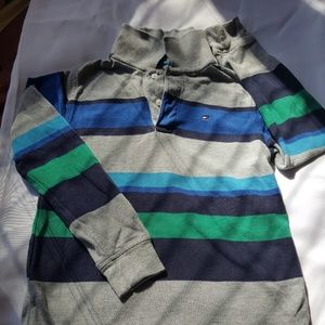 Boys Cotton Long Sleeve Tommy Hilfiger Polo